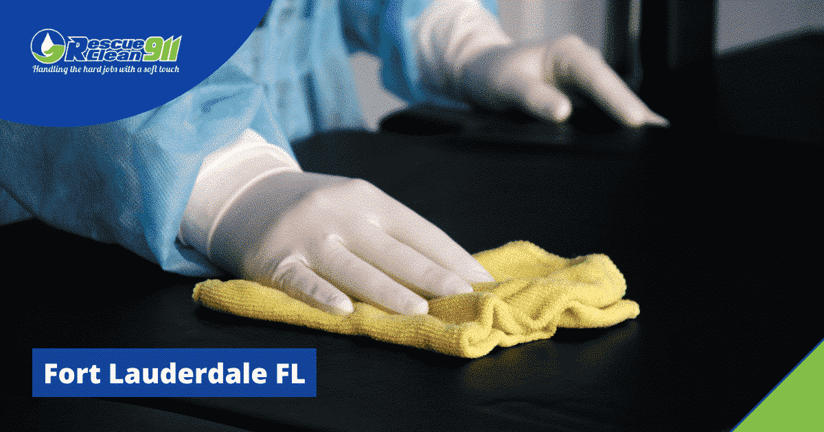 Surface disinfecting, Biohazard cleanup services fort lauderdale fl