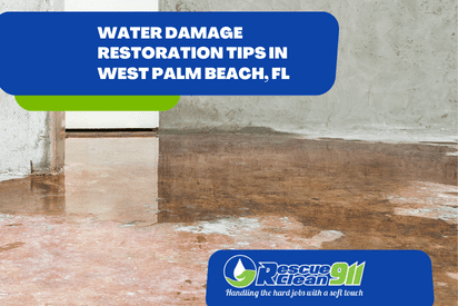 Water damage restoration tips west palm beach