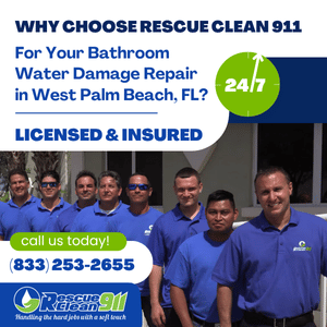 other factors affecting bathroom water damage repair