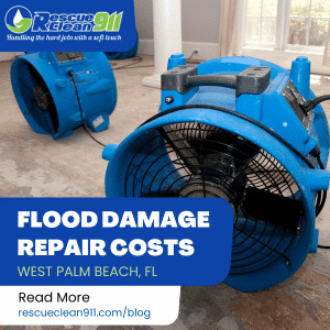 how much is flood damage repair costs west palm beach