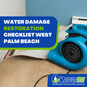 Water Damage Restoration Checklist West Palm Beach