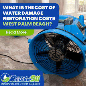 water damage restoration costs west palm beach