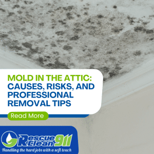 mold in the attic