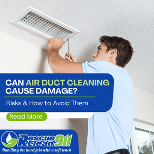 can air duct cleaning cause damage