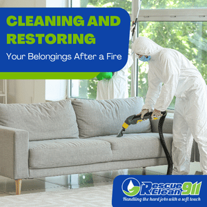 Cleaning and Restoring Your Belongings After a Fire