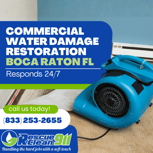 commercial water damage restoration boca raton fl