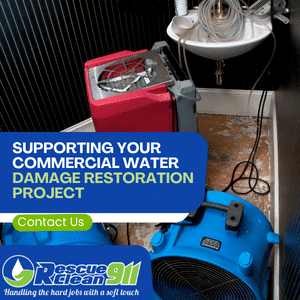 commercial water damage restoration services