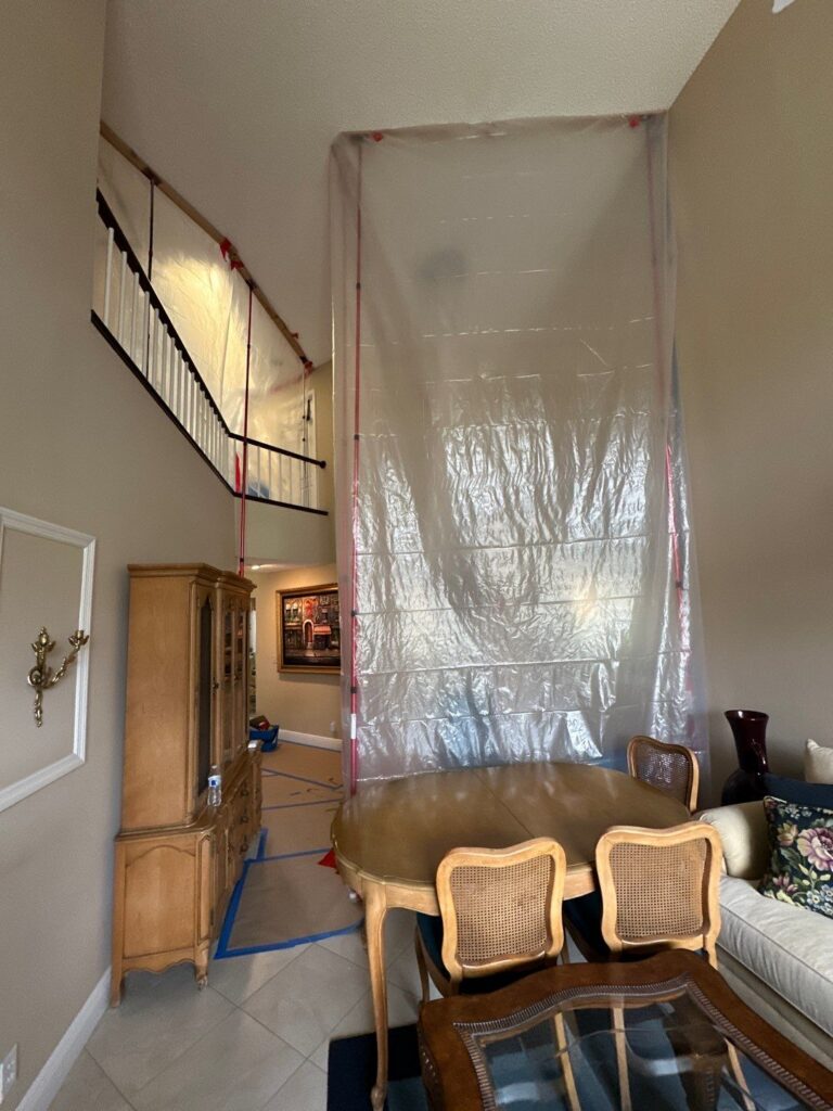 Hidden water and mold damage inside a Boynton Beach home
