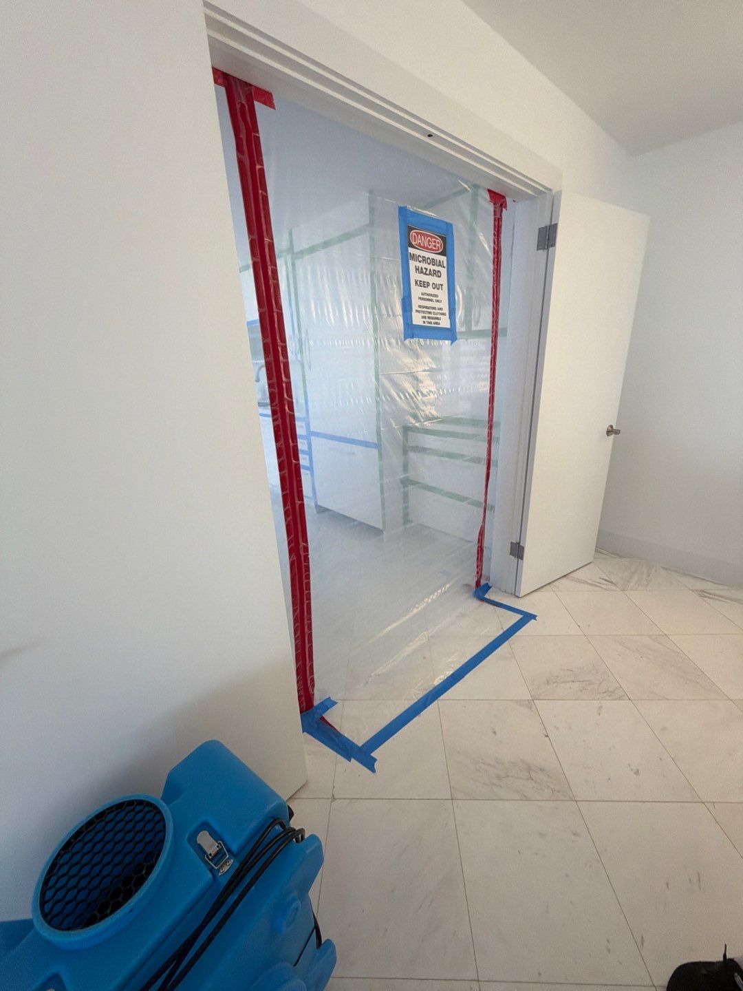 Structural cleaning during residential mold remediation